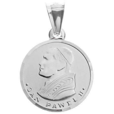 Stříbrný přívěsek - sv. Jan Pavel II.