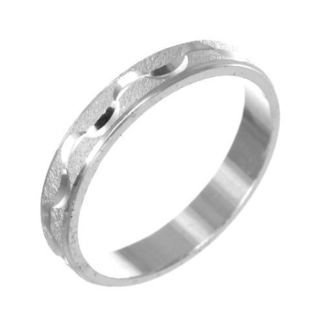 Stříbrný prsten - obroučka