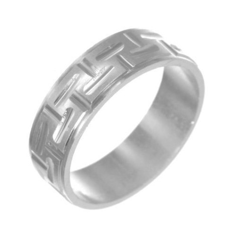 Stříbrný prsten - obroučka