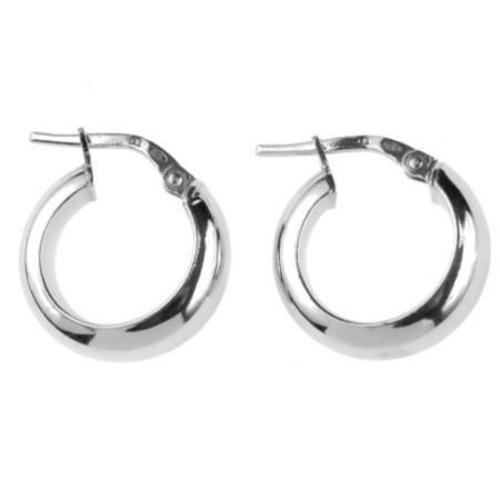 Stříbrné náušnice kroužky - 15 mm průměr