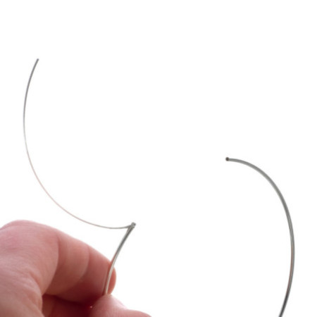 Stříbrné náušnice kruhy - 80 mm průměr