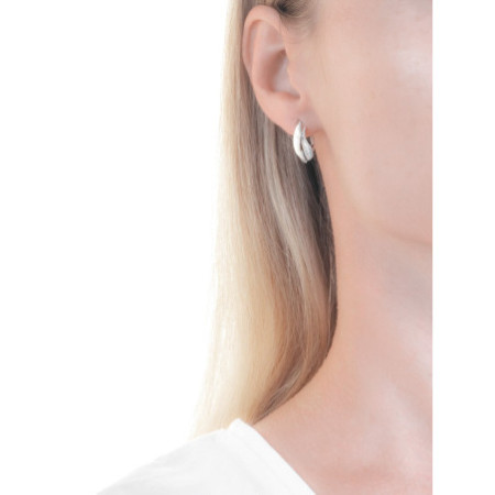 Stříbrné náušnice - s ručním gravírem