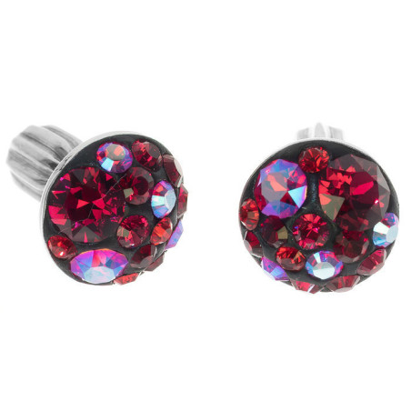 Stříbrné náušnice - křišťál Swarovski