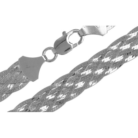 Stříbrný náramek - šířka 10,5 mm