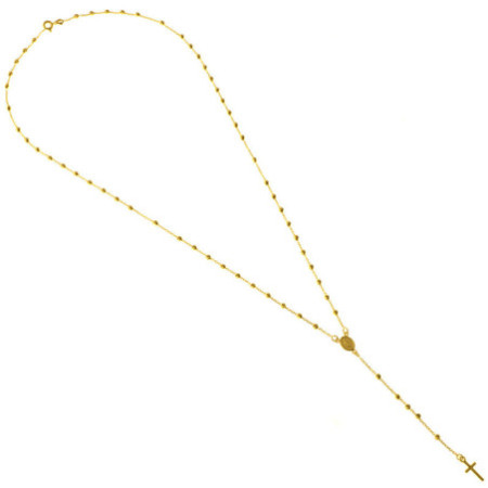 Zlatý náhrdelník - růženec, délka 55 cm