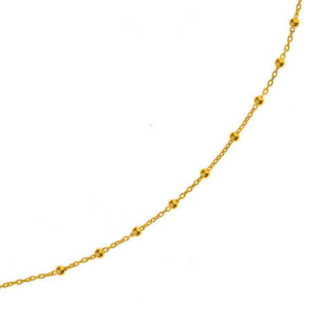 Zlatý náhrdelník - růženec, délka 45 cm