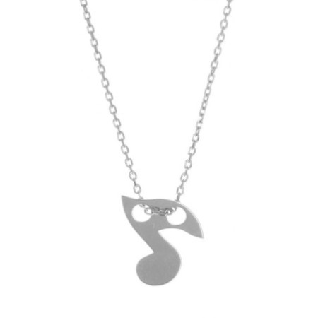 Stříbrný náhrdelník - nota, délka 42 až 45cm