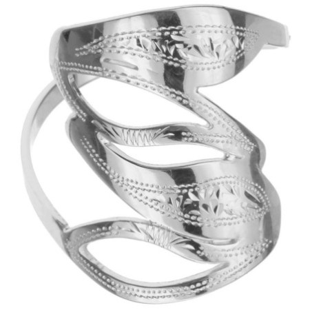 Stříbrný prsten - s ručním gravírem