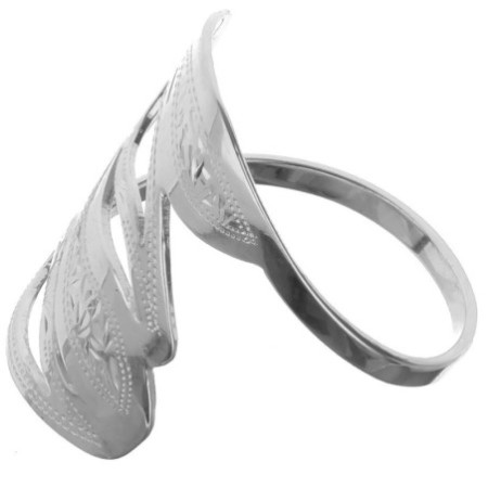 Stříbrný prsten - s ručním gravírem