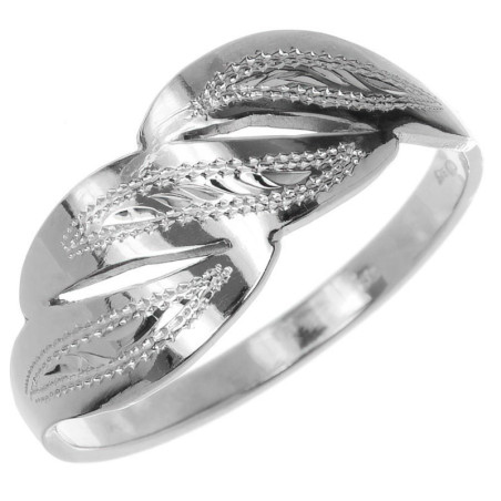 Stříbrný prsten - s ručním gravírem