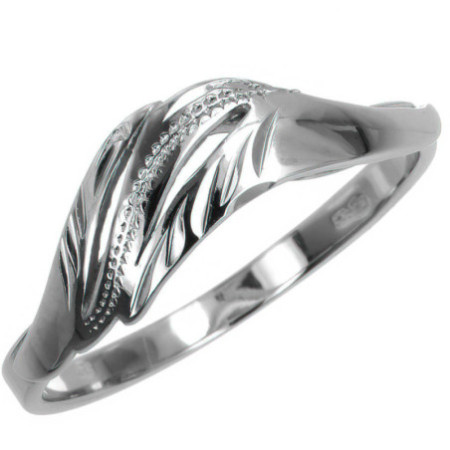 Stříbrný prsten - s ručním gravírem