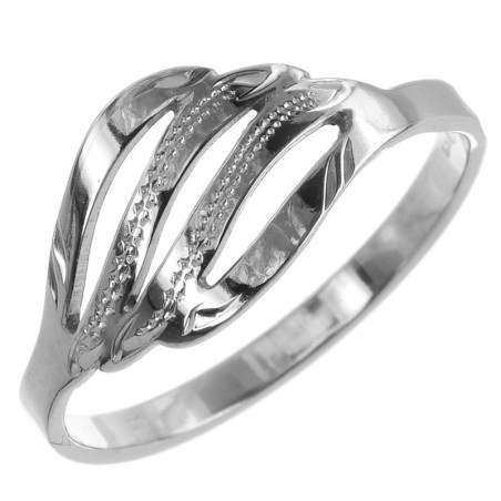 Stříbrný prsten - s ručním gravírem