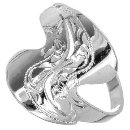 Stříbrný prsten - s ručním gravírem