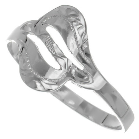 Stříbrný prsten - s ručním gravírem