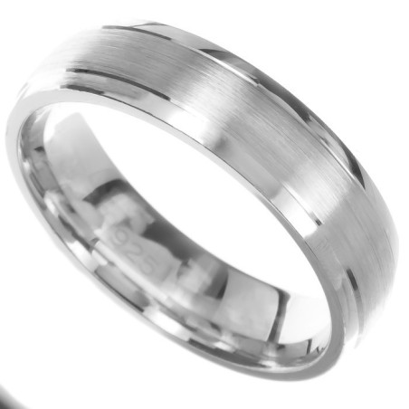 Stříbrný prsten - obroučka