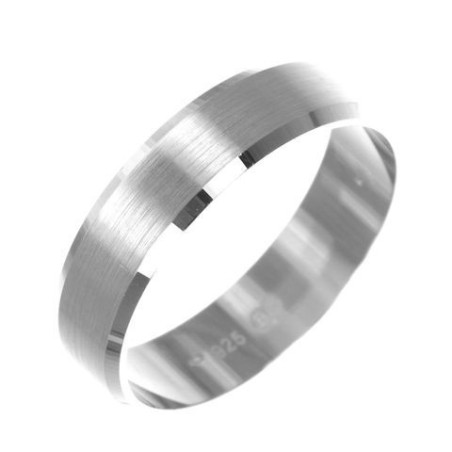 Stříbrný prsten - obroučka