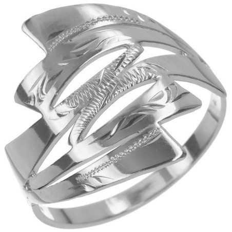 Stříbrný prsten - s ručním gravírem