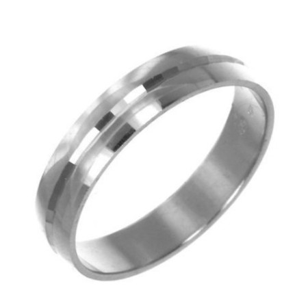 Stříbrný prsten - obroučka