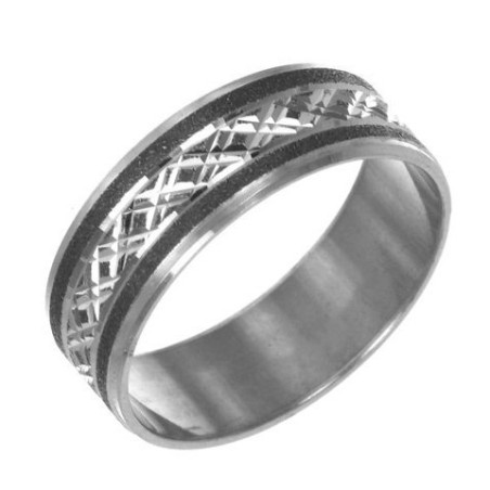 Stříbrný prsten - obroučka