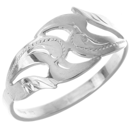 Stříbrný prsten - s ručním gravírem