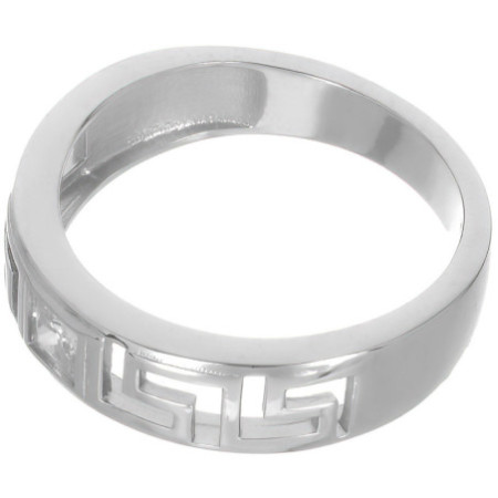 Stříbrný prsten - čirý zirkon ve tvaru čtverce