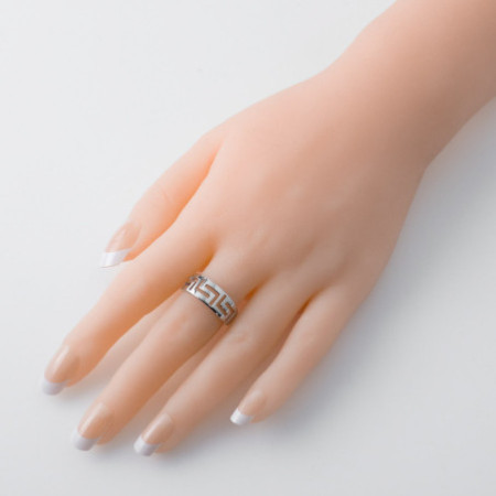 Stříbrný prsten - řecký vzor