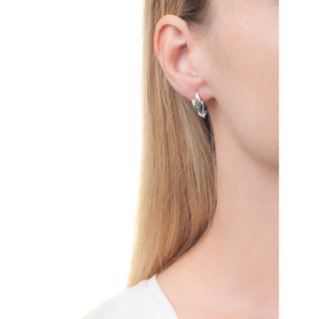 Stříbrné náušnice - s ručním gravírem