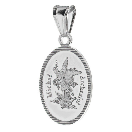 Stříbrný přívěsek - sv. Michael Archanděl
