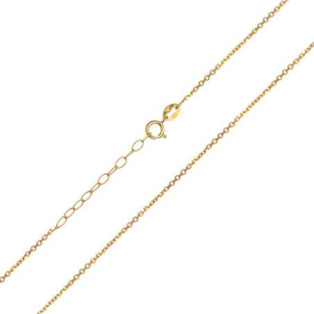 Zlatý řetízek - vzor Rolo, regulovatelná délka, tloušťka 1,1 mm