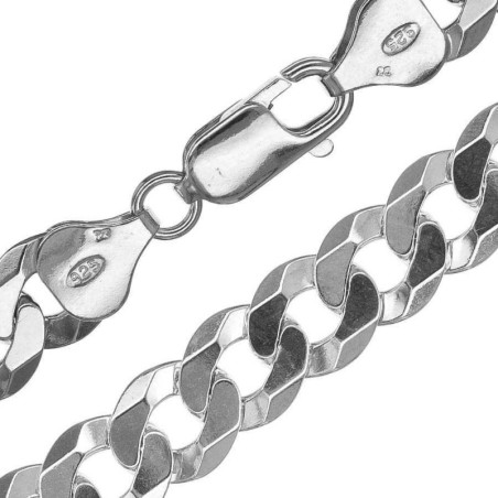 Stříbrný řetízek - vzor Pancer, šířka 7,8 mm