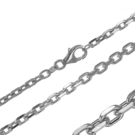 Stříbrný řetízek - vzor Rolo, tloušťka 3 mm