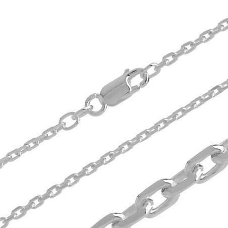 Stříbrný řetízek - vzor Rolo, tloušťka 2,1 mm