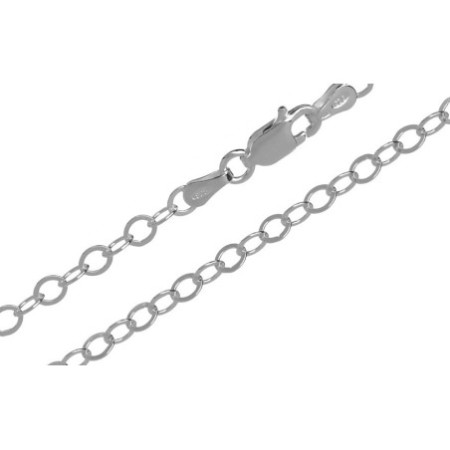 Stříbrný řetízek - vzor Rolo, šířka 2,2 mm