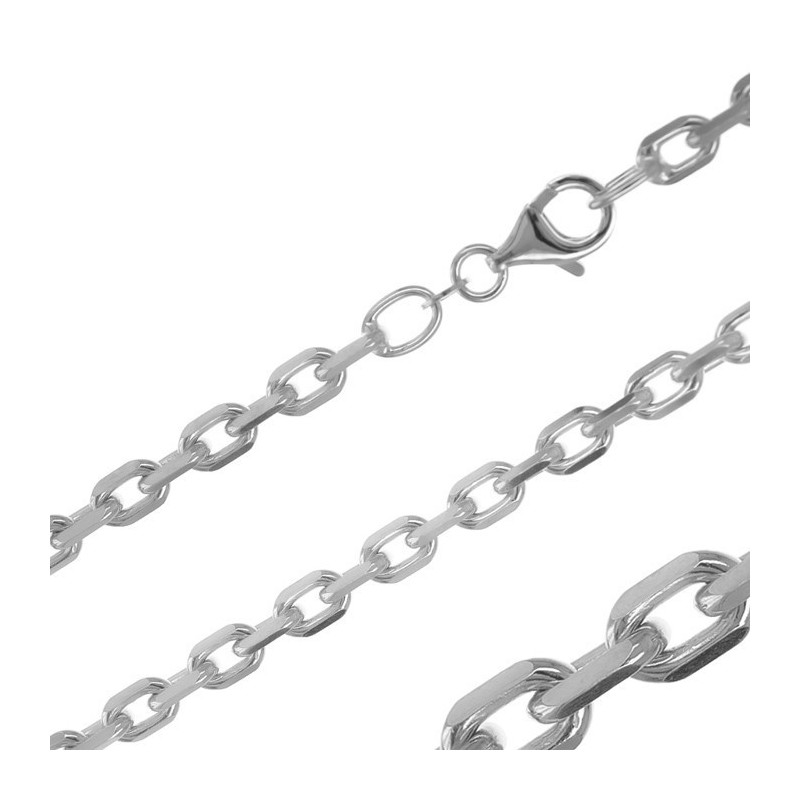 Stříbrný řetízek - vzor Rolo, tloušťka 5 mm
