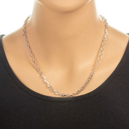 Stříbrný řetízek - vzor Rolo, tloušťka 5 mm