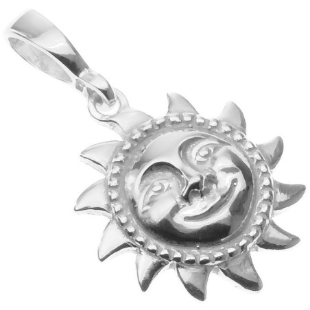Stříbrný přívěsek - slunce