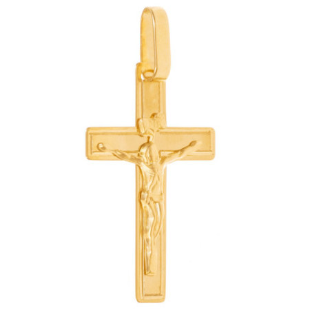 Zlatý přívěsek - křížek s Ježíšem