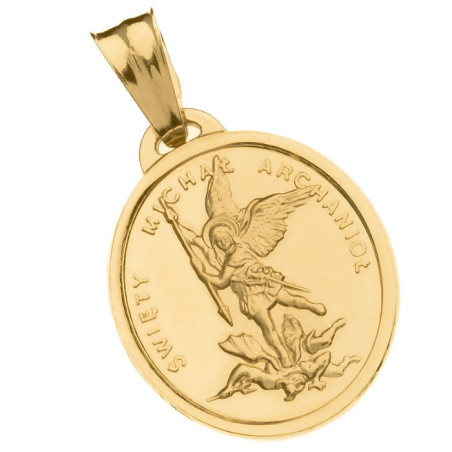 Zlatý přívěsek - sv. Michael Archanděl