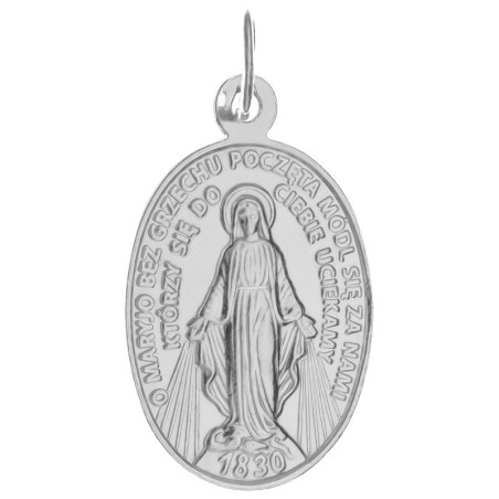 Stříbrný přívěsek Zázračná medailka
