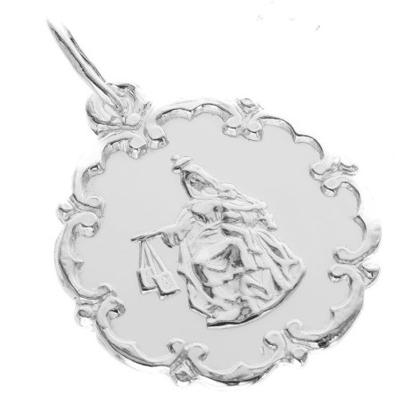Stříbrný přívěsek Škapulíř