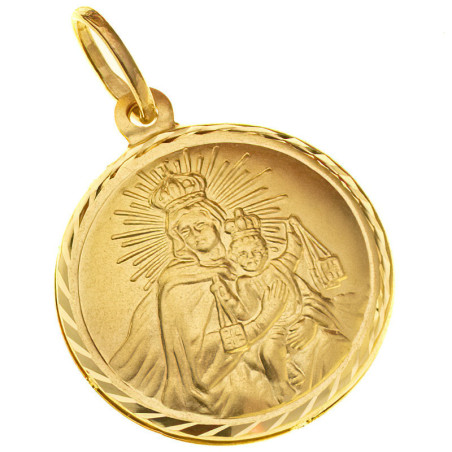 Zlatý přívěsek Škapulíř