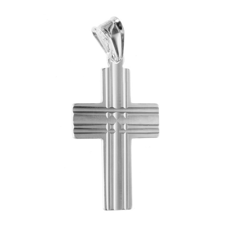 Stříbrný přívěsek - křížek