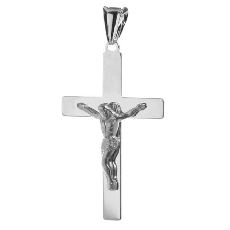 Stříbrný přívěsek - křížek s Ježíšem