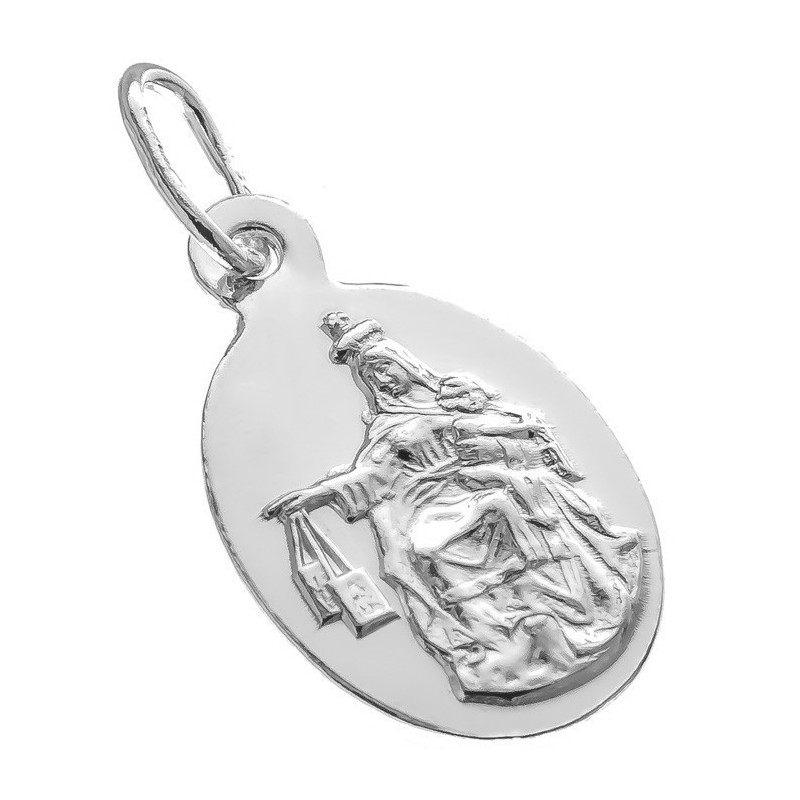 Stříbrný přívěsek Škapulíř
