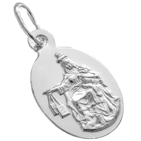 Stříbrný přívěsek Škapulíř