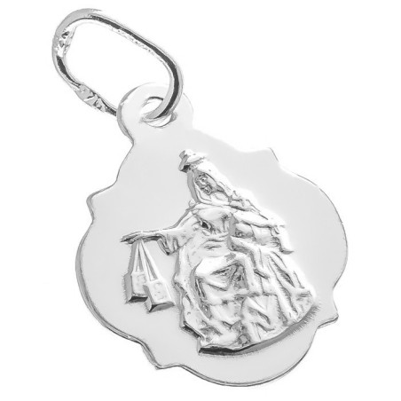 Stříbrný přívěsek Škapulíř