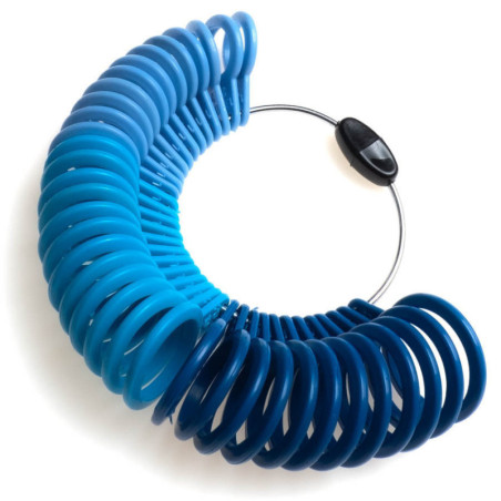  Měřič prstů pro určení velikosti prstenu