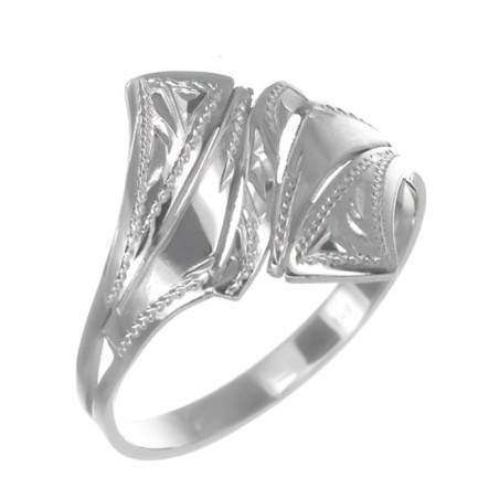 Stříbrný prsten - s ručním gravírem