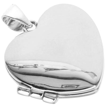 Stříbrný přívěsek na fotku - srdíčko | Argento.cz