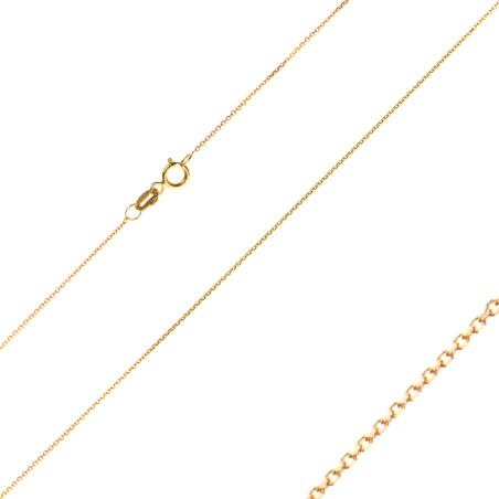 Zlatý řetízek - vzor Rolo, tloušťka 0,4 mm | Argento.cz